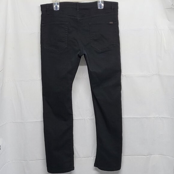Jachs New York Mens Jeans 36 X 32 Stretch Straight Leg Black - Picture 9 of 16